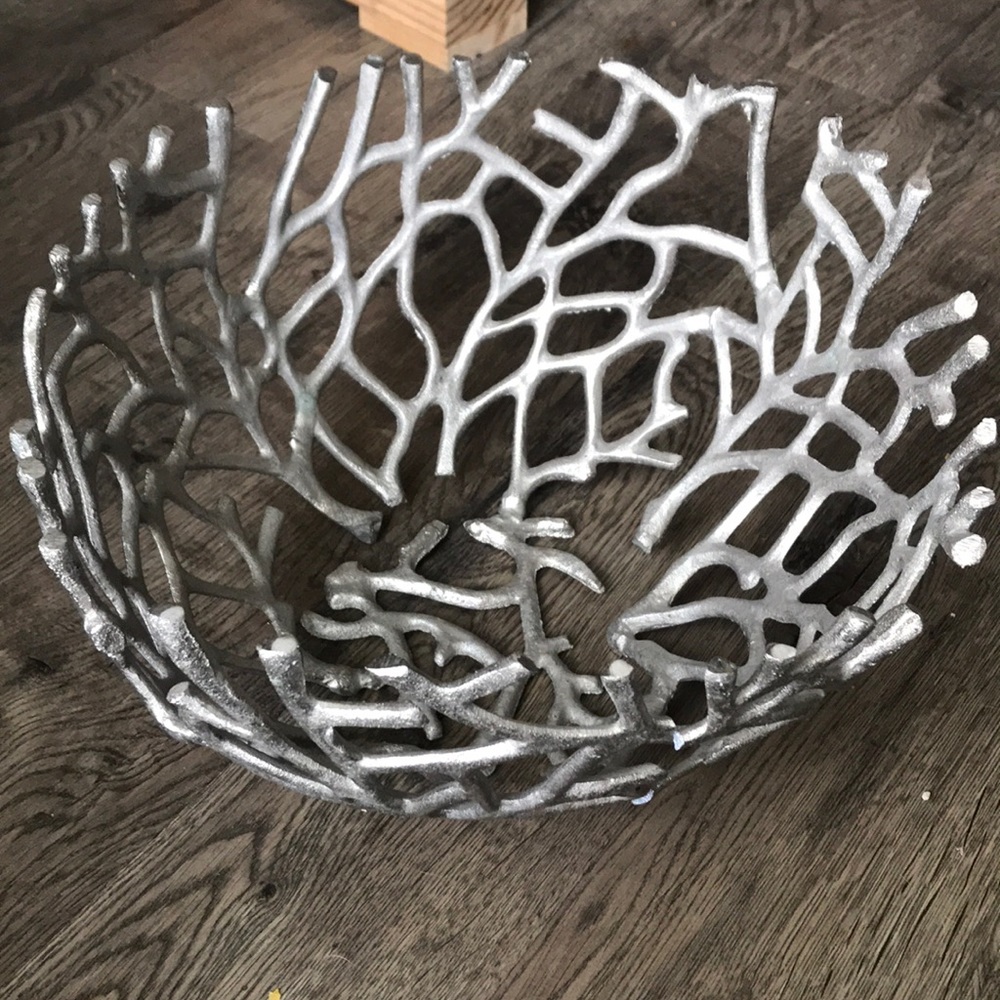Silver Coral looking bowl